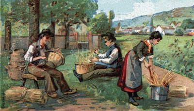 A Vannier. A 19. század végének kromolitográfiája alkotó: Unknown artist
