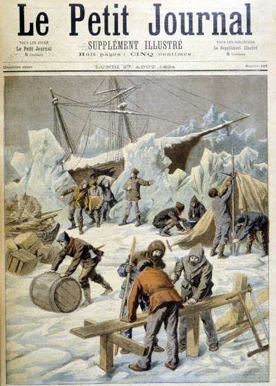 The Wellman Polar Expedition: Camp on the Ice, "" The Petity Journal"", 1894.08.27. alkotó: Unknown artist