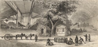 A borraktár Párizsban 1861-ben - Barlangok - alkotó: Unknown artist
