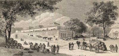 A borraktár Párizsban 1861-ben - Rue de Languedoc és a Côte d