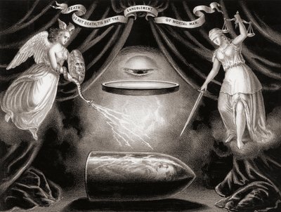 A golyó, amely megölte Lincolnt (metszet) alkotó: Unknown artist