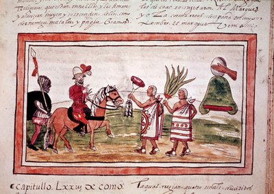 Hernando Cortes (Hernan vagy Fernando Cortes vagy Cortez) spanyol hódító Mexikó meghódítása alkotó: Unknown artist