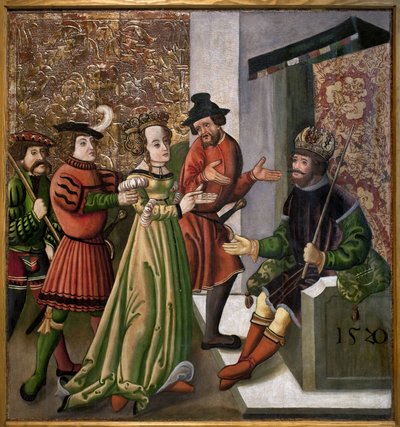 A beszélgetés (disputatio) Szent Katalin és a filozófusok között. Idézet Szent Katalintól. Névtelen festmény alkotó: Unknown artist