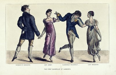 Az első quadrille Almacknál alkotó: Unknown artist