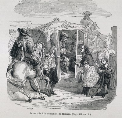 A király Mazarinhoz ment alkotó: Unknown artist