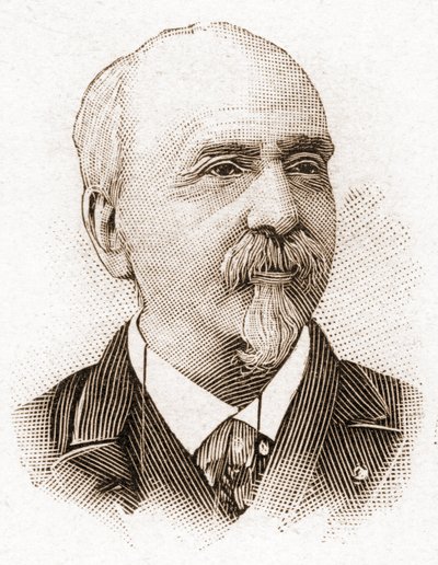 Az Academy Francaise tagjai 1895-ben: Victor Cherbuliez (1829-1899) író, drámaíró, esszéista, francia irodalomkritikus portréja. alkotó: Unknown artist