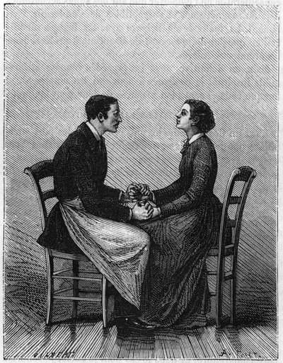 A hipnózis jelenségei: A hipnotikus alvás meghatározásának módja. alkotó: Unknown artist