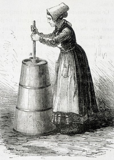 A dugattyús baratte – Louis Figuier „Az ipar csodái” című művében alkotó: Unknown artist