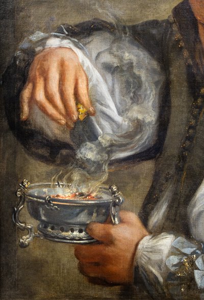 A szaglás (részlet) alkotó: Unknown artist