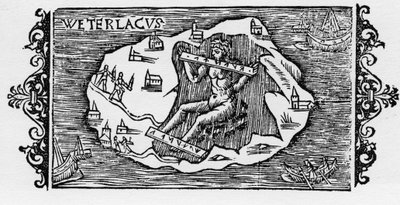 A boszorkánylánc – Olaus Magnus "Az északi nemzetek története" című művében, Róma, 1555 alkotó: Unknown artist