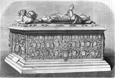 Károly burgundiai temerárius herceg (1433-1477) sírja. alkotó: Unknown artist