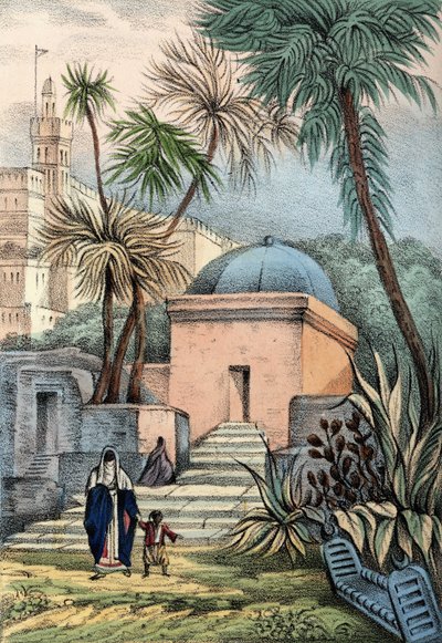 Algír mór lakóinak sírjai Bab-el-Oued temetőjében alkotó: Unknown artist