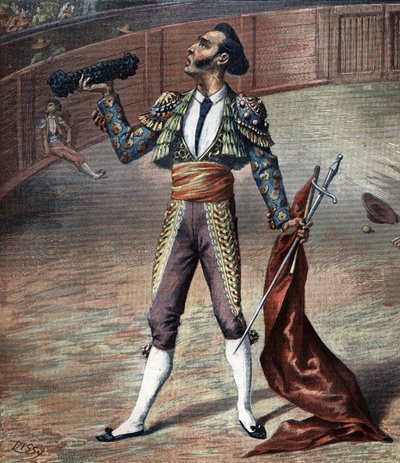 Toreador jelmez 1892-ben. alkotó: Unknown artist