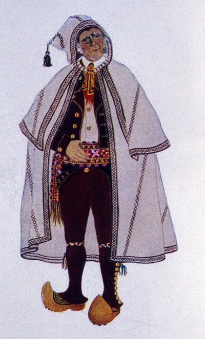 Labassere, Bearn hagyományos pásztorviselete alkotó: Unknown artist