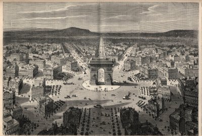 Párizs átalakulásai a Második Birodalom alatt, Haussmann Paris: általános kép a Place de l