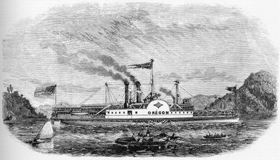 USA Történelem: Oregon (metszet) alkotó: Unknown artist