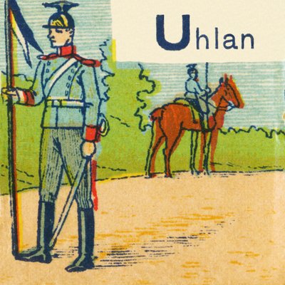 Uhlanként alkotó: Unknown artist