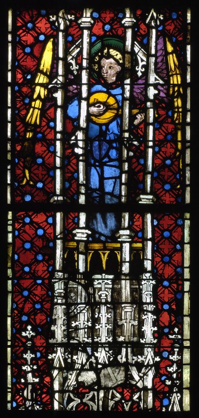 Névtelen ólomüveg ablak kb 1400-1415 Notre-Dame Musees de Strasbourg Alsace alkotó: Unknown artist
