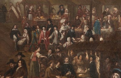A milánói Grand Marche Verziere kilátása alkotó: Unknown Artist