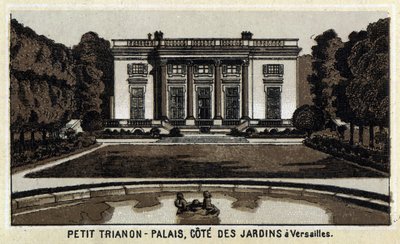 Kilátás a Peer Trianonra a versailles-i kertben. alkotó: Unknown artist