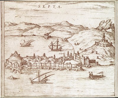 Kilátás Ceuta városára alkotó: Unknown artist