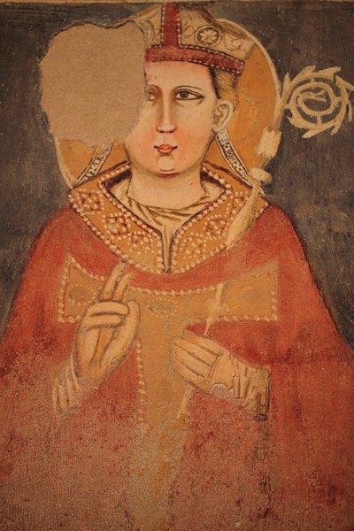 Falfreskó San Zeno Maggiore-ban. Verona alkotó: Unknown artist