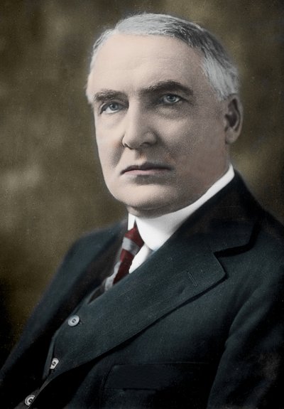 Warren Gamaliel Harding (1865-1923), az Egyesült Államok 29. elnöke. alkotó: Unknown Artist