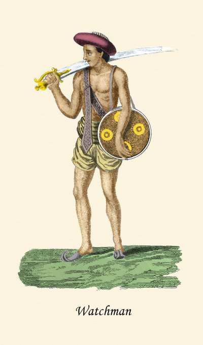 Őr karddal és pajzzsal alkotó: Unknown Artist