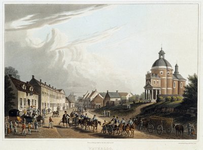 Waterloo: francia ágyúk konvoja elölről vissza, július 24 alkotó: Unknown artist