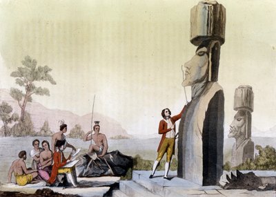 nyugatiak (köztük Jean-Francois Galaup, La Perouse grófja (Jean Francois Laperouse alkotó: Unknown artist