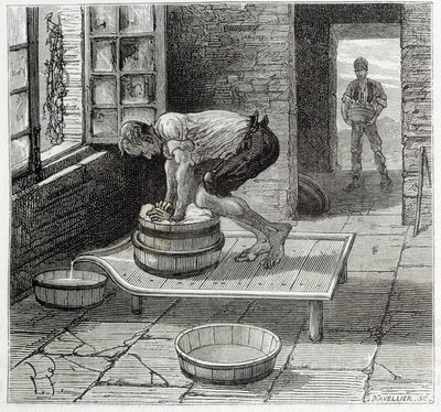 A Tomme munkája egy auvergne-i sajtkészítőtől – Louis Figuier „Az ipar csodái” c. alkotó: Unknown artist