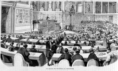 Munkásbizottság a Palais du Luxembourgban (Szenátus), 1848-as forradalom alkotó: Unknown artist