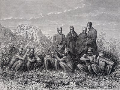 Zulu Cafres (Ring-Kop törzs) alkotó: Unknown artist
