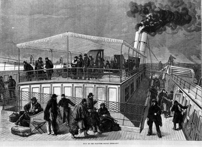 Henry Bessemer (1813-1898) tengeribetegség elleni csónakja. alkotó: Unknown artist