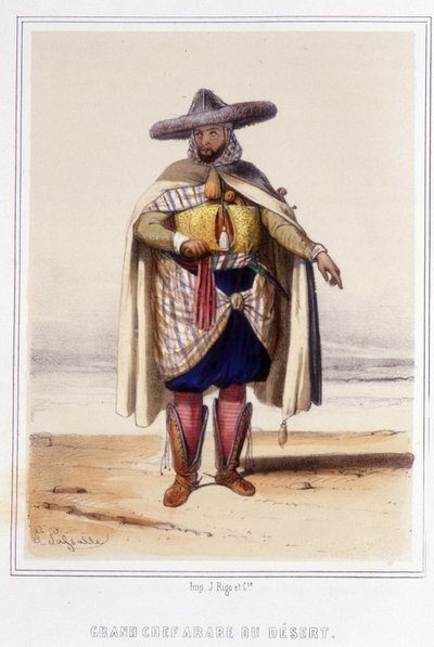 a sivatag nagy arab szakácsa a 19. század második felében. alkotó: Unknown artist