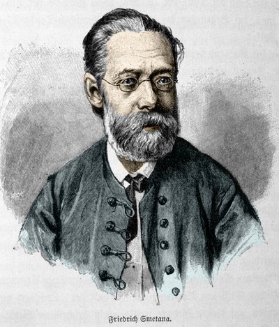 Bedrich Smetana (1824-1884) cseh zeneszerző és zongoraművész portréja. alkotó: Unknown artist
