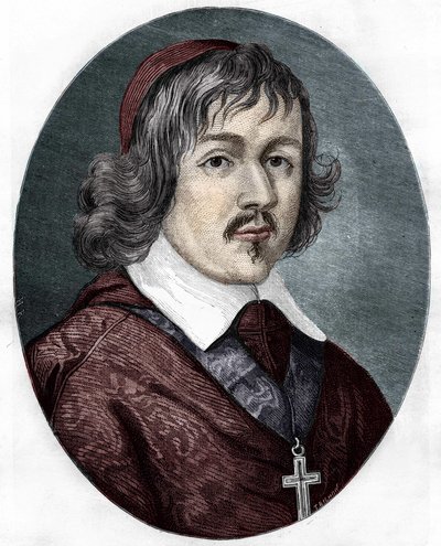 de Retz bíboros (Jean Francois Paul de Gondi (Jean-Francois-Paul de Gondy) (1614-1679), a párizsi archívum koadjutora, francia író és politikus portréja. alkotó: Unknown artist