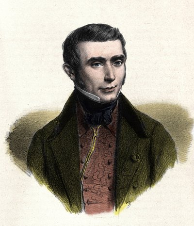 Eugene Scribe (1791-1861), az erkölcsi vígjátékok francia szerzőjének portréja. alkotó: Unknown artist