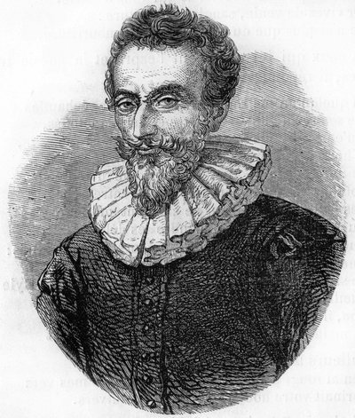 François de Malherbe portréja.francia költő (1555-1628). 1866-os metszet. alkotó: Unknown artist
