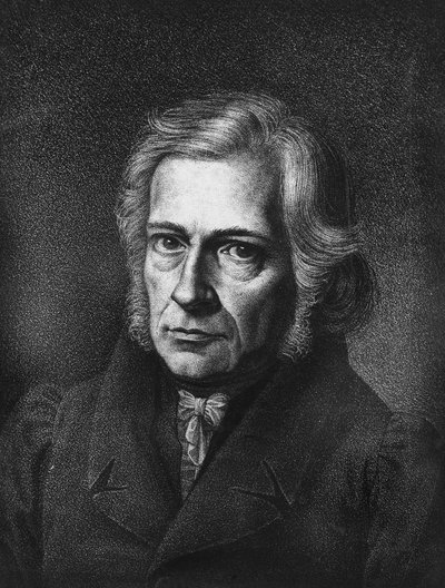 Friedrich Daniel Ernst Schleiermacher portréja. német filozófus és teológus (született Breslauban alkotó: Unknown artist