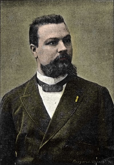 Gerard Encausse portréja, aki Papus okkultistaként ismert, a Martinista Rend társalapítója (1865-1916). alkotó: Unknown artist