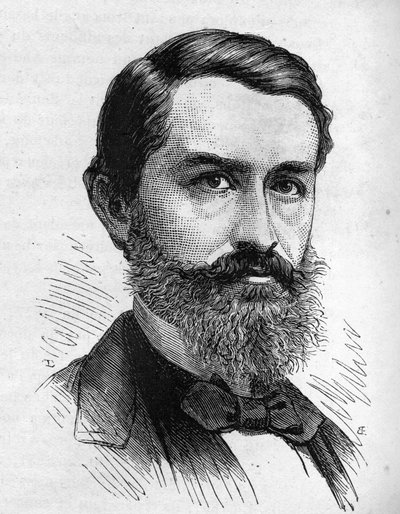 Henri Duveyrier orientalista, francia utazó és geográfus portréja alkotó: Unknown artist