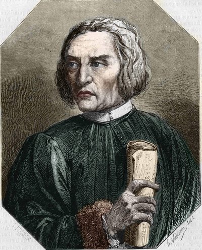 Jean de Gerson portréja. francia teológus (1363-1429). alkotó: Unknown artist