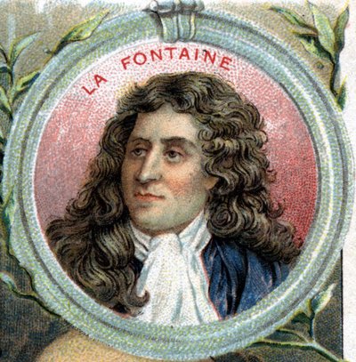 Jean de La Fontaine portréja. francia író (1621 1695). alkotó: Unknown artist