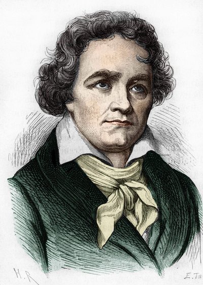 Ludwig van Beethoven portréja. német zeneszerző (1770-1827). alkotó: Unknown artist