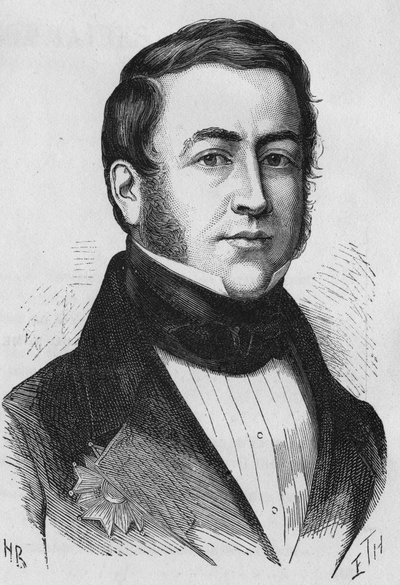 MONTALIVET gróf belügyminiszter portréja 1832-ben. alkotó: Unknown artist