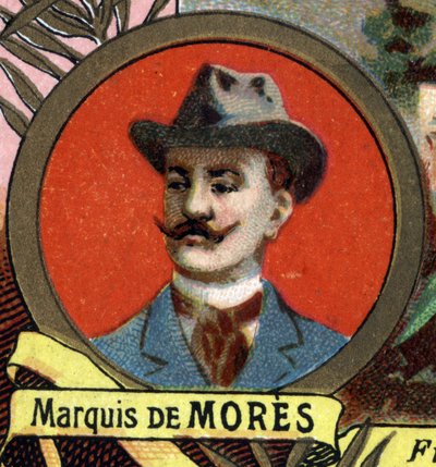 de Mores márki portréja alkotó: Unknown artist