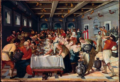 a kánai esküvő A szereplők a velencei vetusok alkotó: Unknown artist