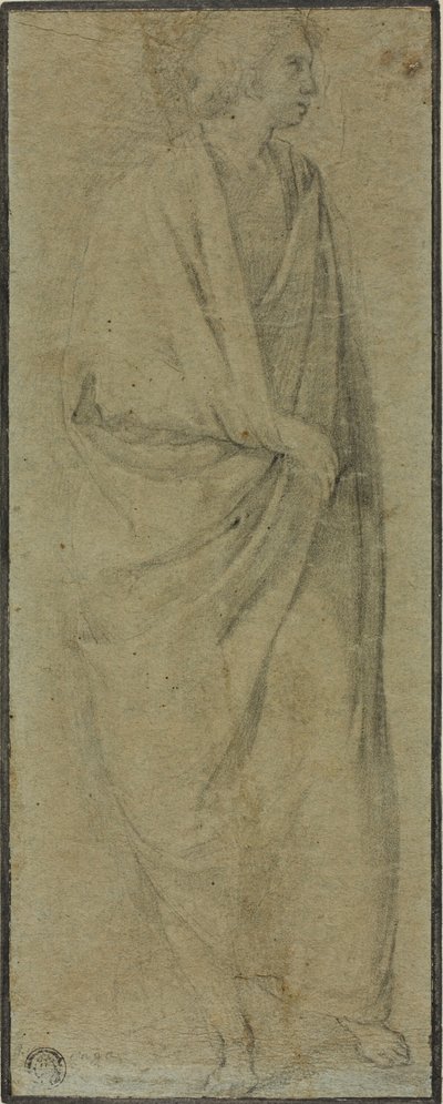 Álló drapériás férfi figura alkotó: Unknown Florentine