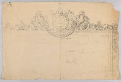 Design a Crestinghez egy edző hátán alkotó: Unknown, Italian